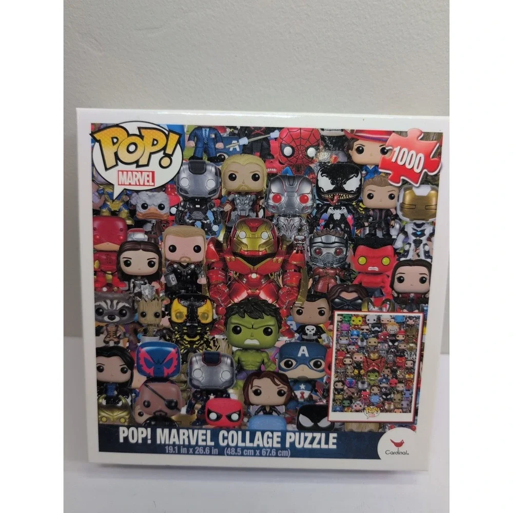 Cardinal Pop! Marvel Collage Puzzle 1000 Pieces, All pieces‎ complete